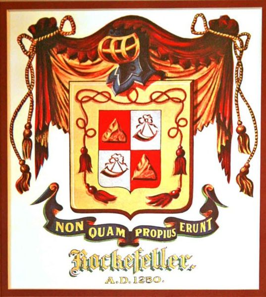 Rockefeller Wappen Reinkarnation